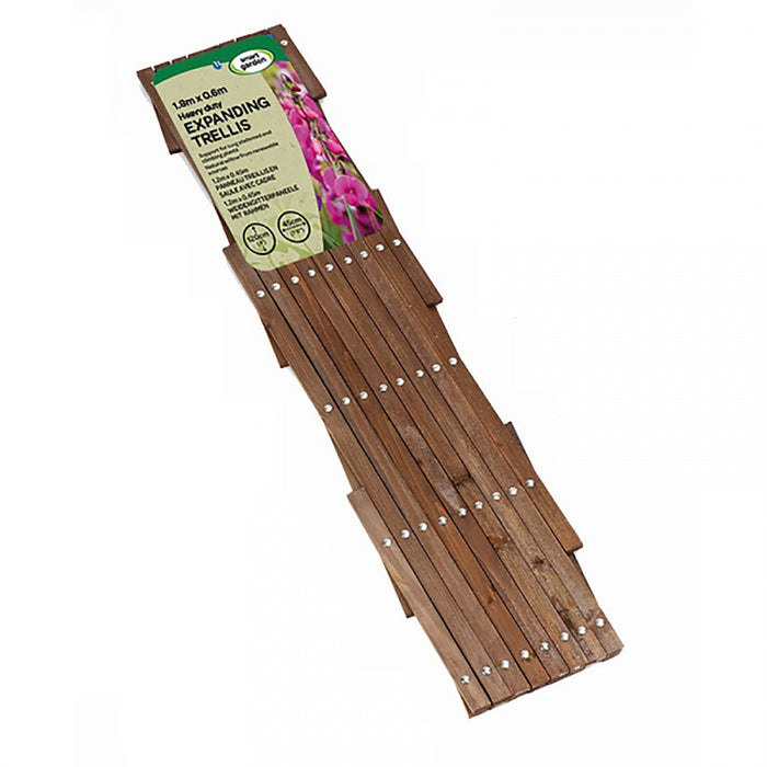 SmartGarden Heavy Duty Expanding Trellis - Tan 1.8 x 0.3m