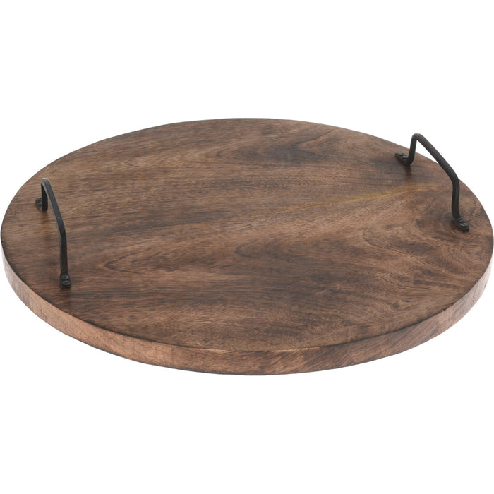 Koopman Round Tray (39cm) Mango Wood