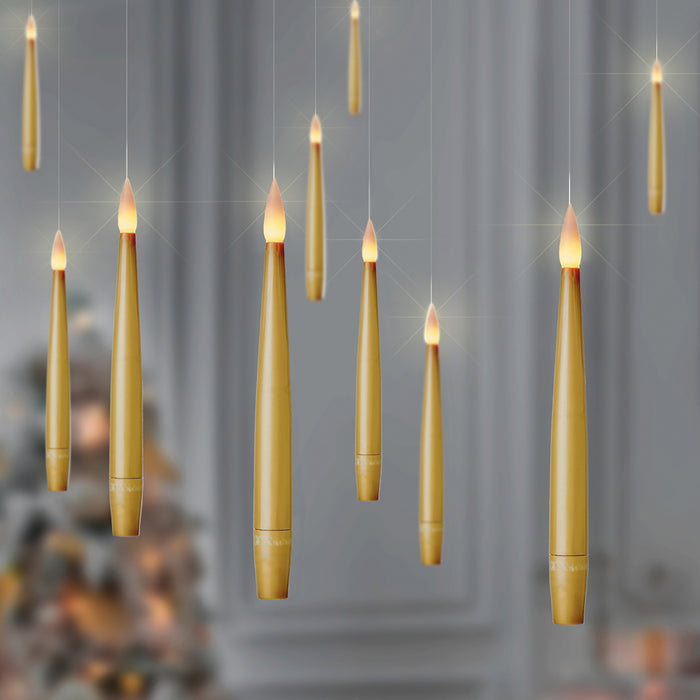 Premier Gold Floating Candle (15cm) - Set Of 10