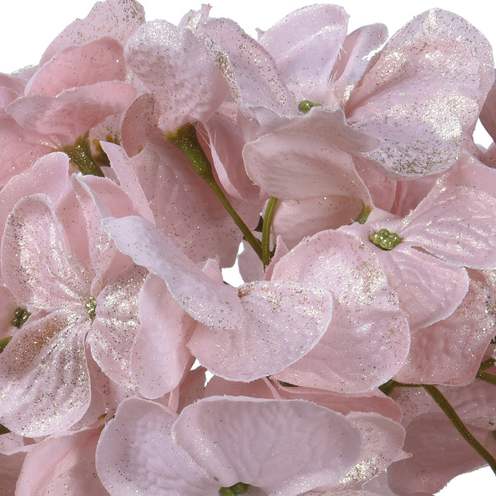 Kaemingk Pink Hydrangea Polyester (45cm)