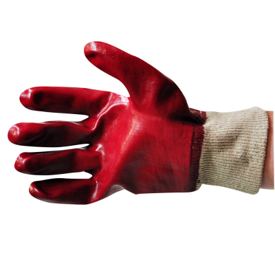 KF  Pvc Glove Red